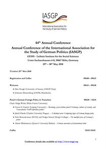 IASGP Conference Programme 24 May 18